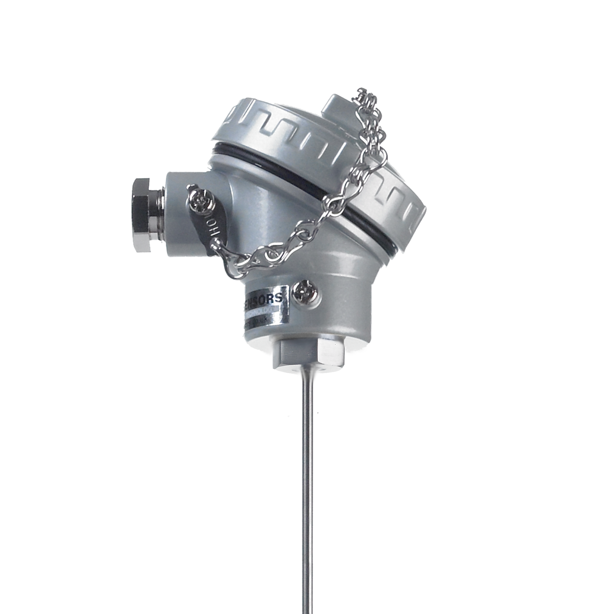 Mineral Insulated Thermocouple with Miniature (KSE) Head, Stainless Steel Sheath (1000°C)