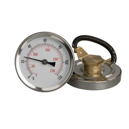 Pipe / Surface Thermometer Spring Mounted