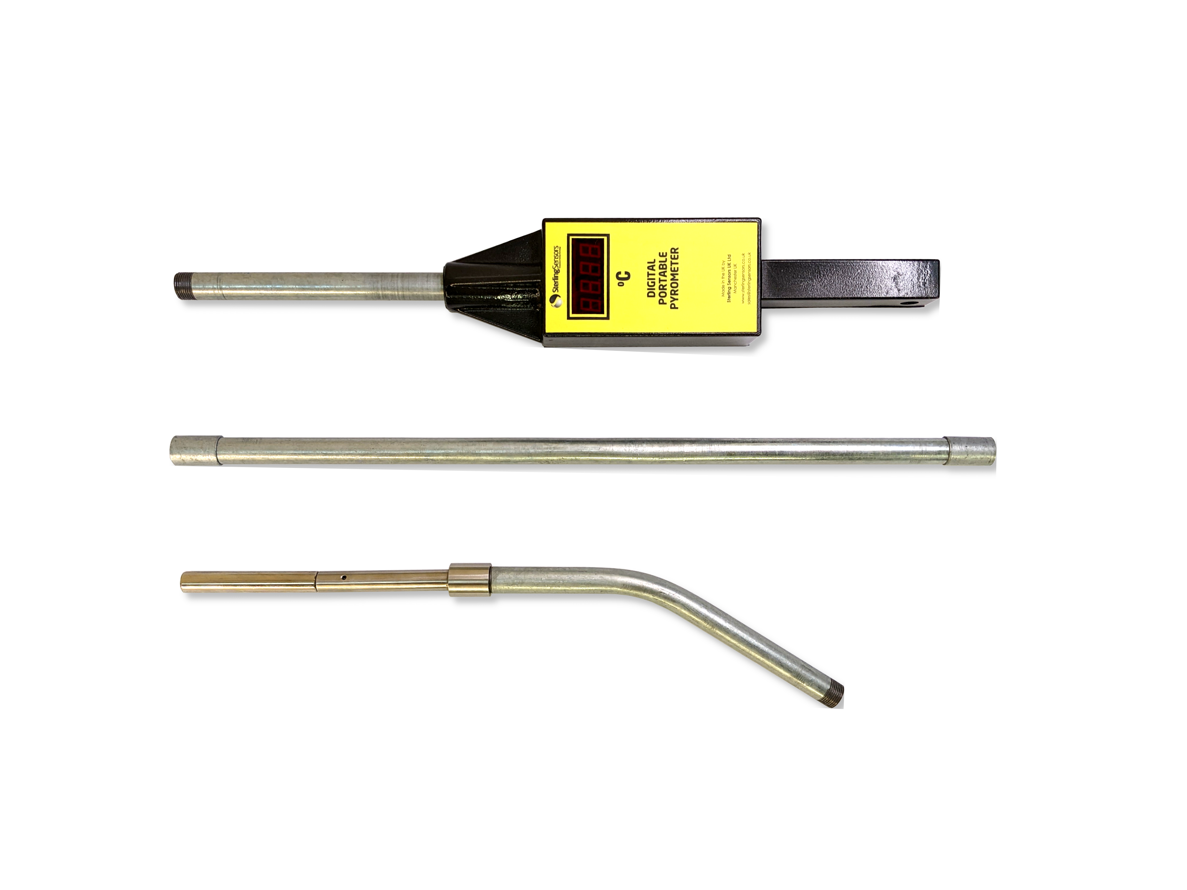 Digital Portable Pyrometer For Export (1800°C)