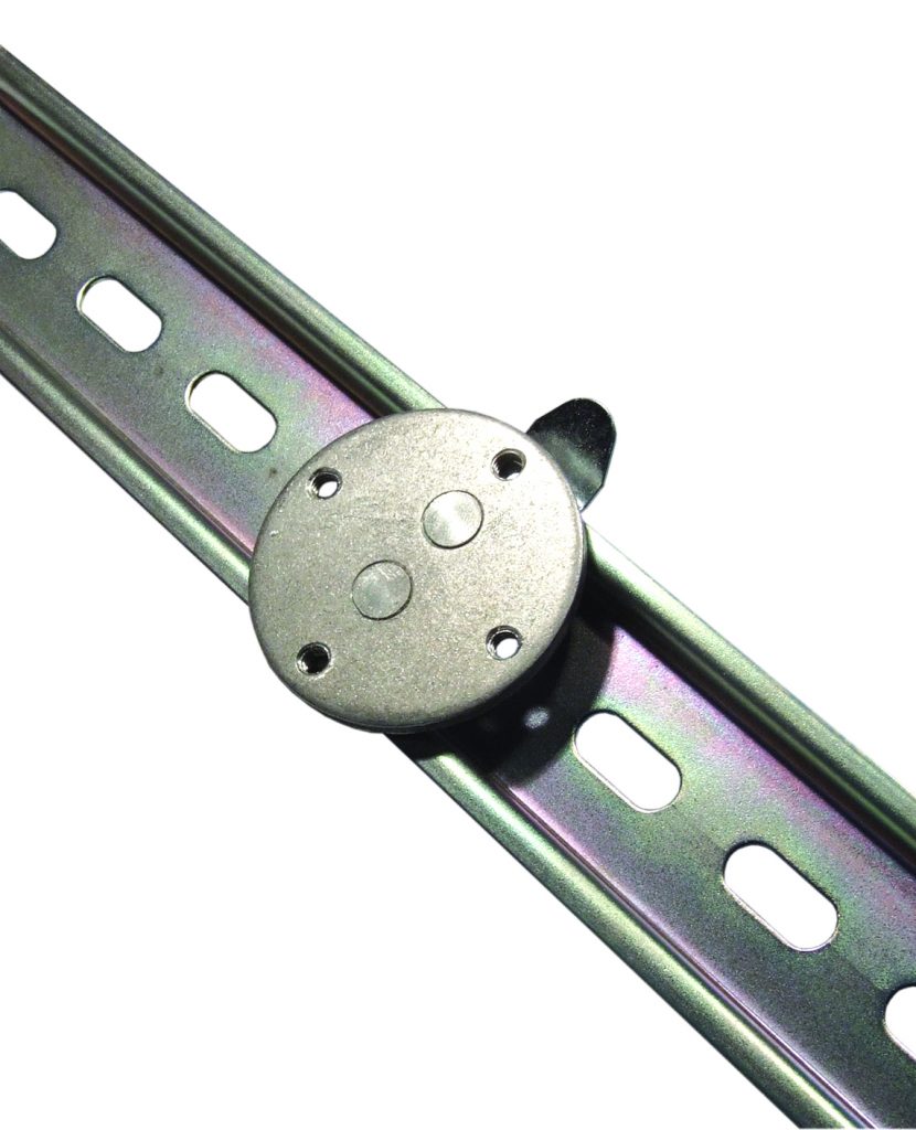 DIN Rail Mount Assembly For In-head Temperature Transmitters