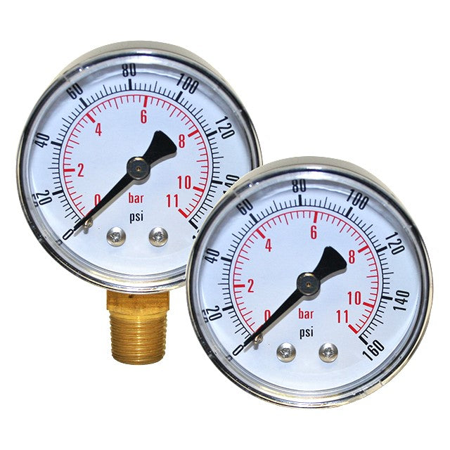 100mm Pressure Gauge 1/2 BSPP Process Connection