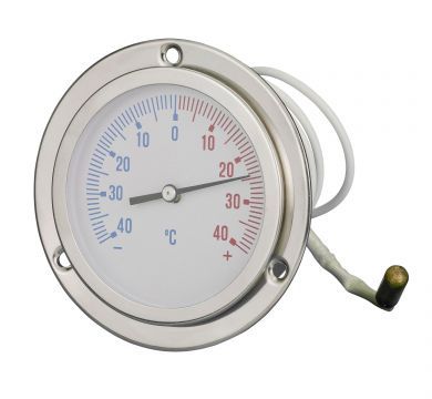 Panel Mounting Thermometer with Front Flange