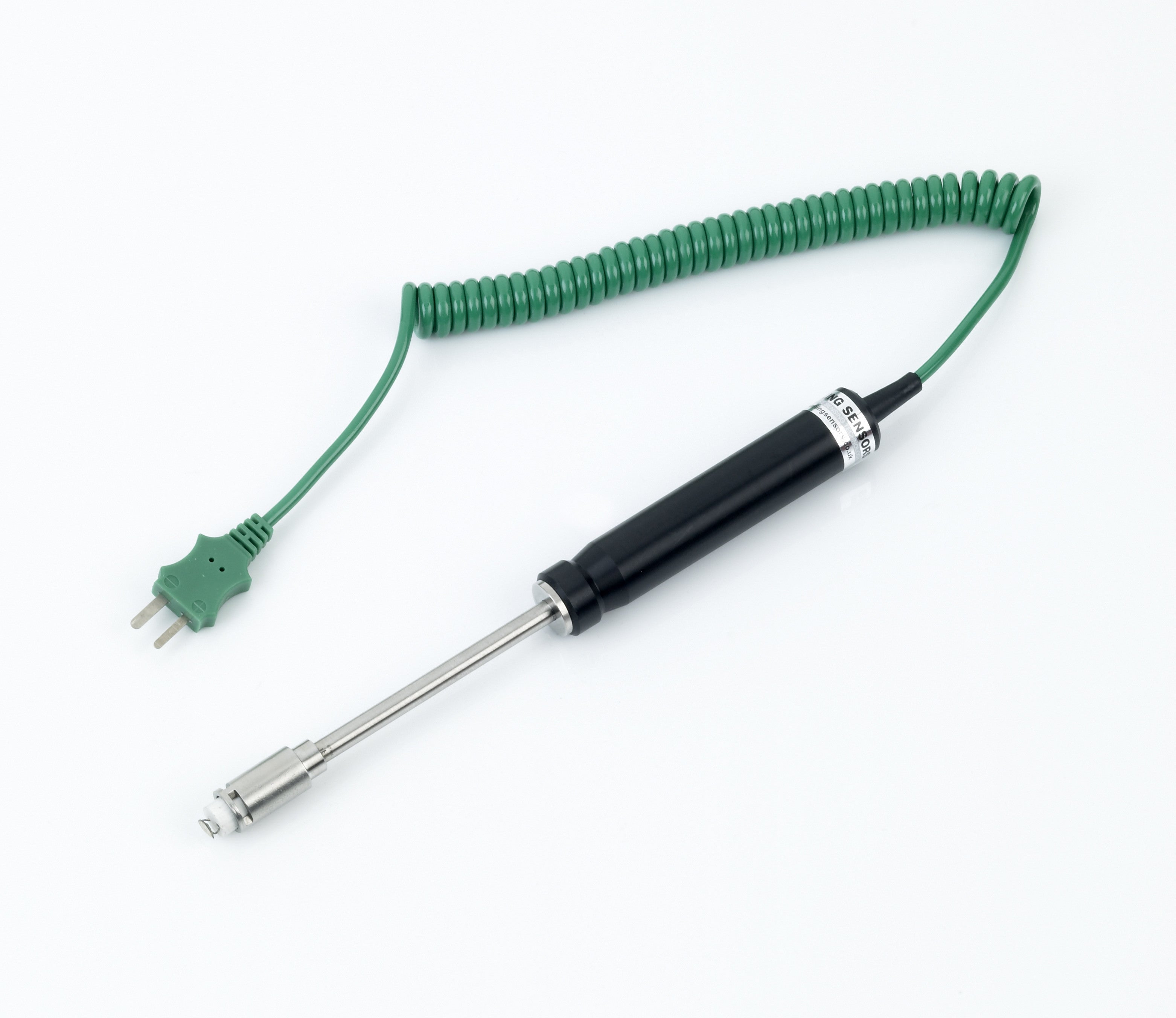 Surface Probe with Ceramic Tip & Spring Loaded Disc (400°C)