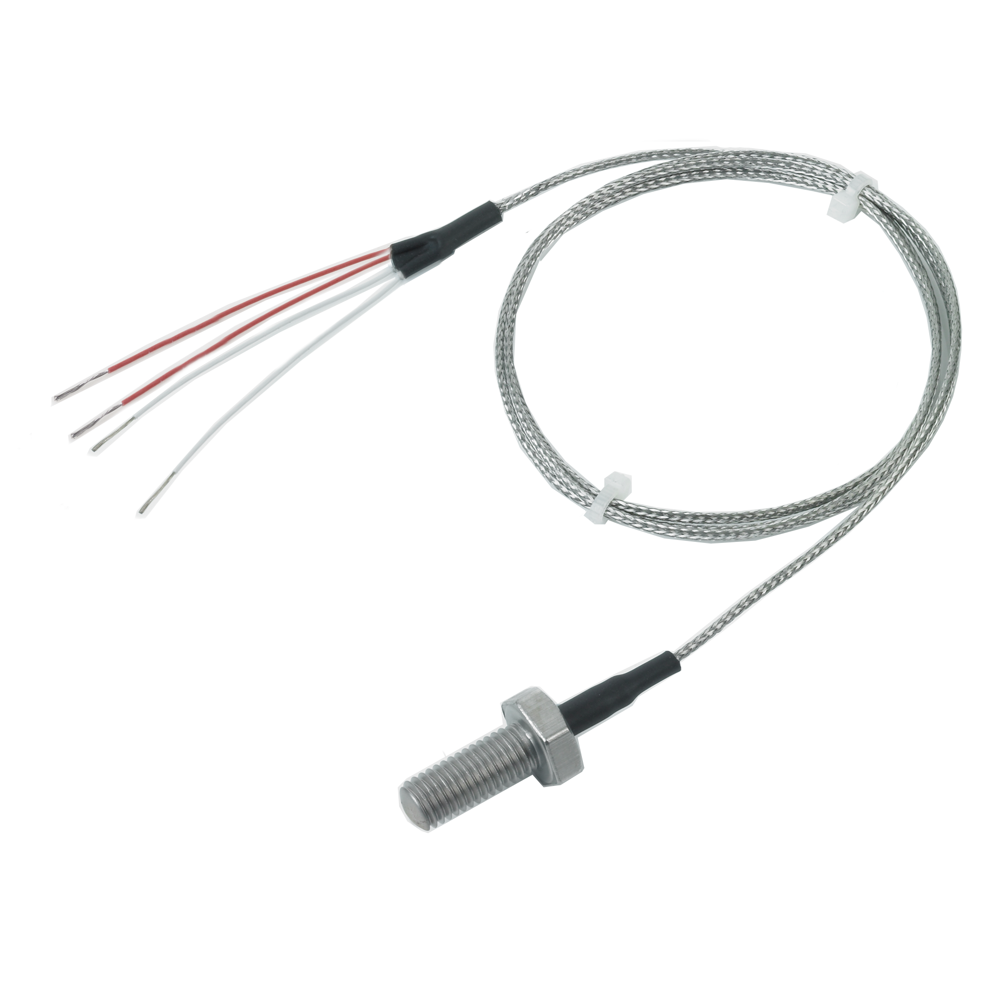 Screw in Pt100 Bolt Sensor, M6, M8, M10, M12 (250°C)