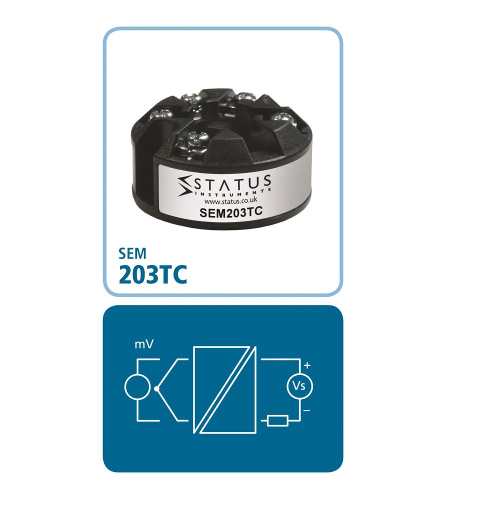 SEM203/TC Thermocouple In Head Transmitter