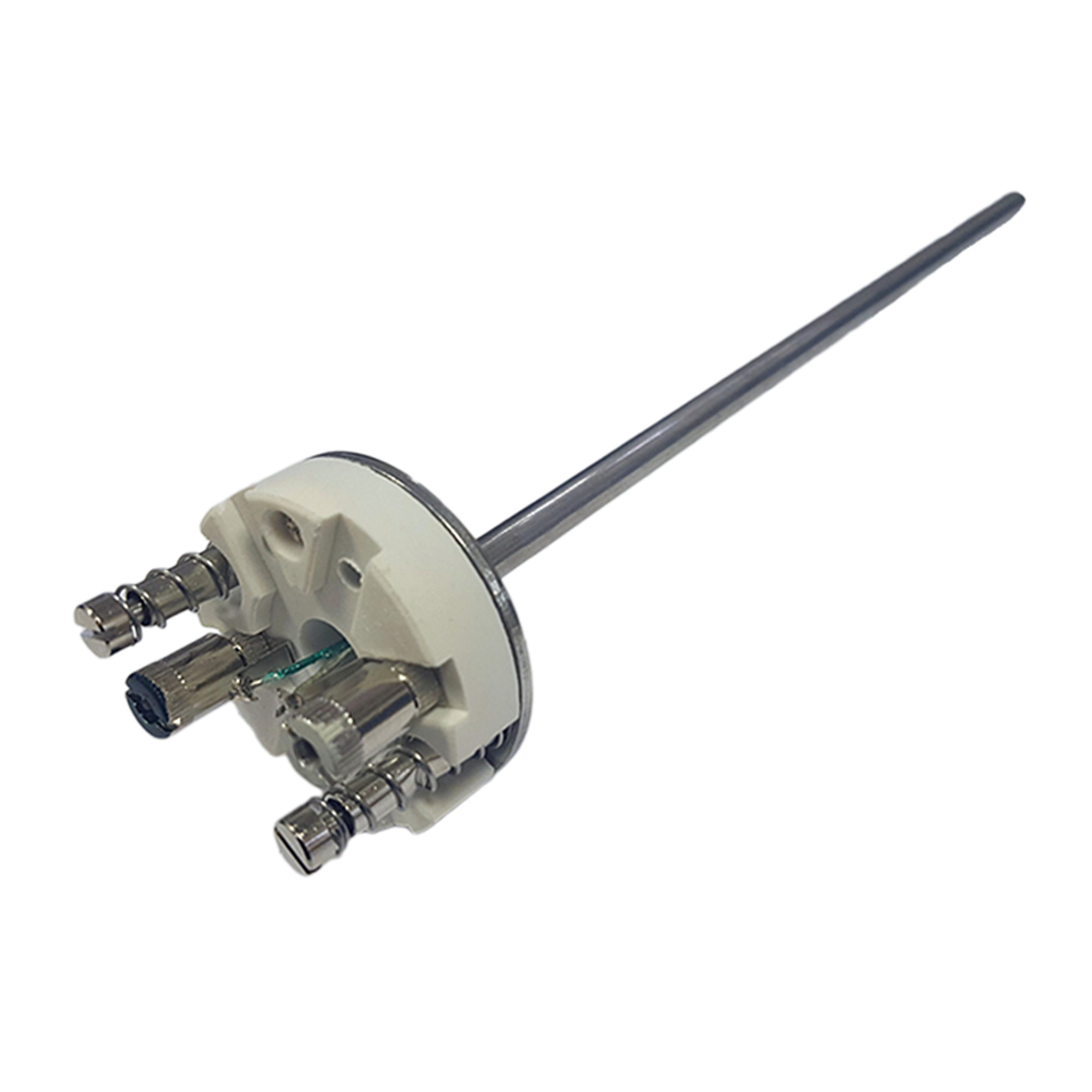 Spring Loaded Type K Thermocouple Insert with Ceramic Block (250°C)