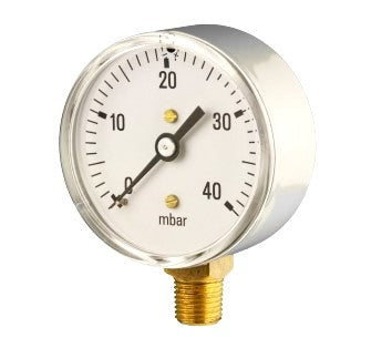 Low Pressure Capsule Gauge (0/40 mbar to 0/600 mbar ranges)